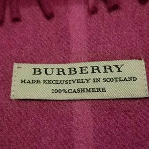 Burberry scarf